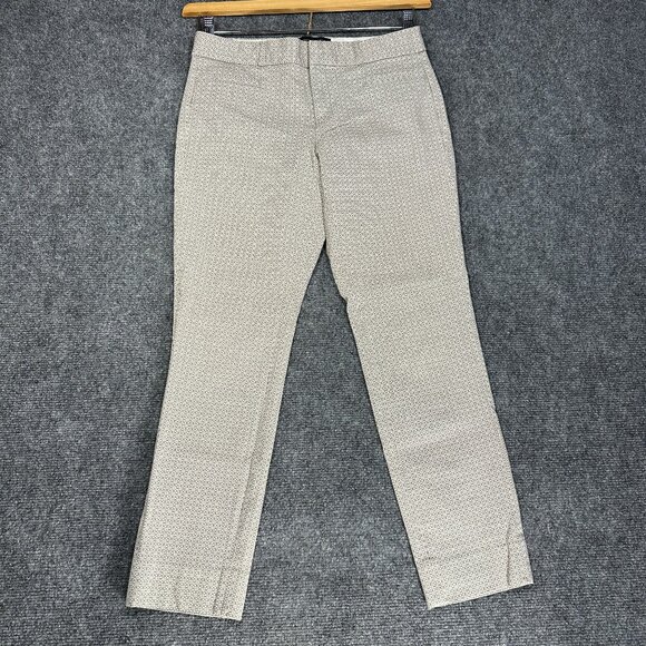Banana Republic Pants Womens 2 Jackson Fit Tan Cotton Stretch Tapered Leg Pocket - Picture 1 of 7